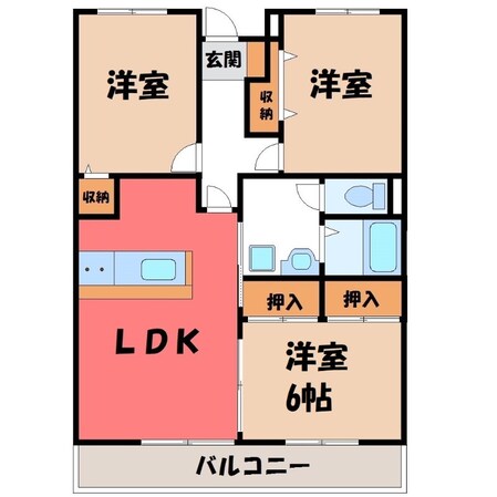 アーバンコートＫの物件間取画像